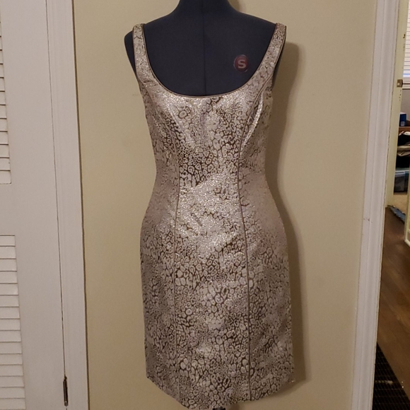 Theia Dresses & Skirts - Theia Metallic Dress